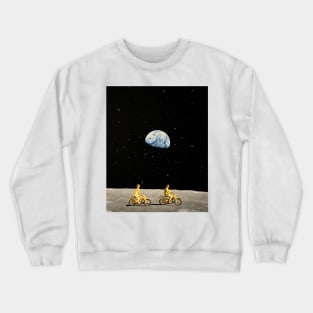 You, Me and the moon Crewneck Sweatshirt